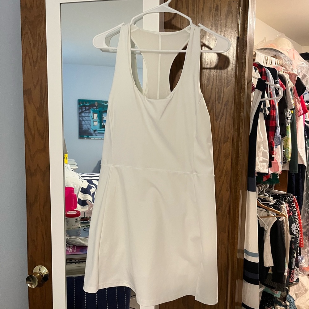 J.Crew White Active Racerback Dress